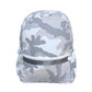 Snow Camo Seersucker Medium Backpack w/ Pocket | Mint