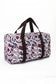Maroon Camo Print Duffel Bag