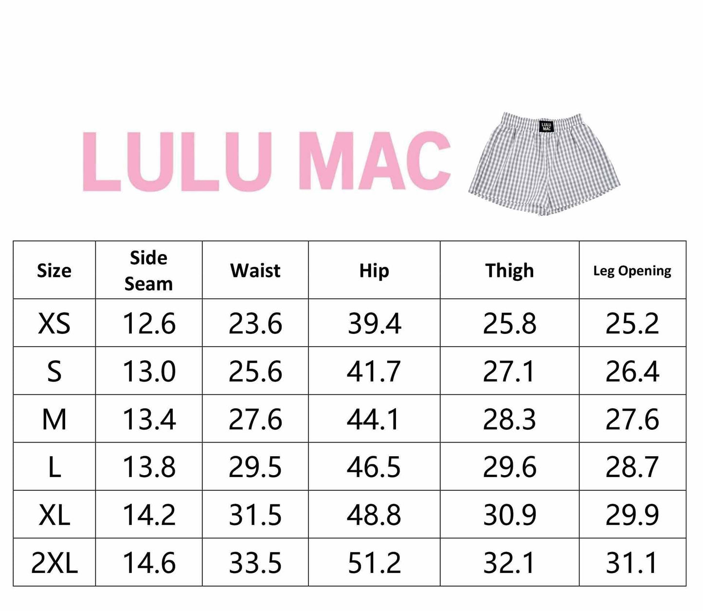 GINGHAM BOXER SHORT: PINK