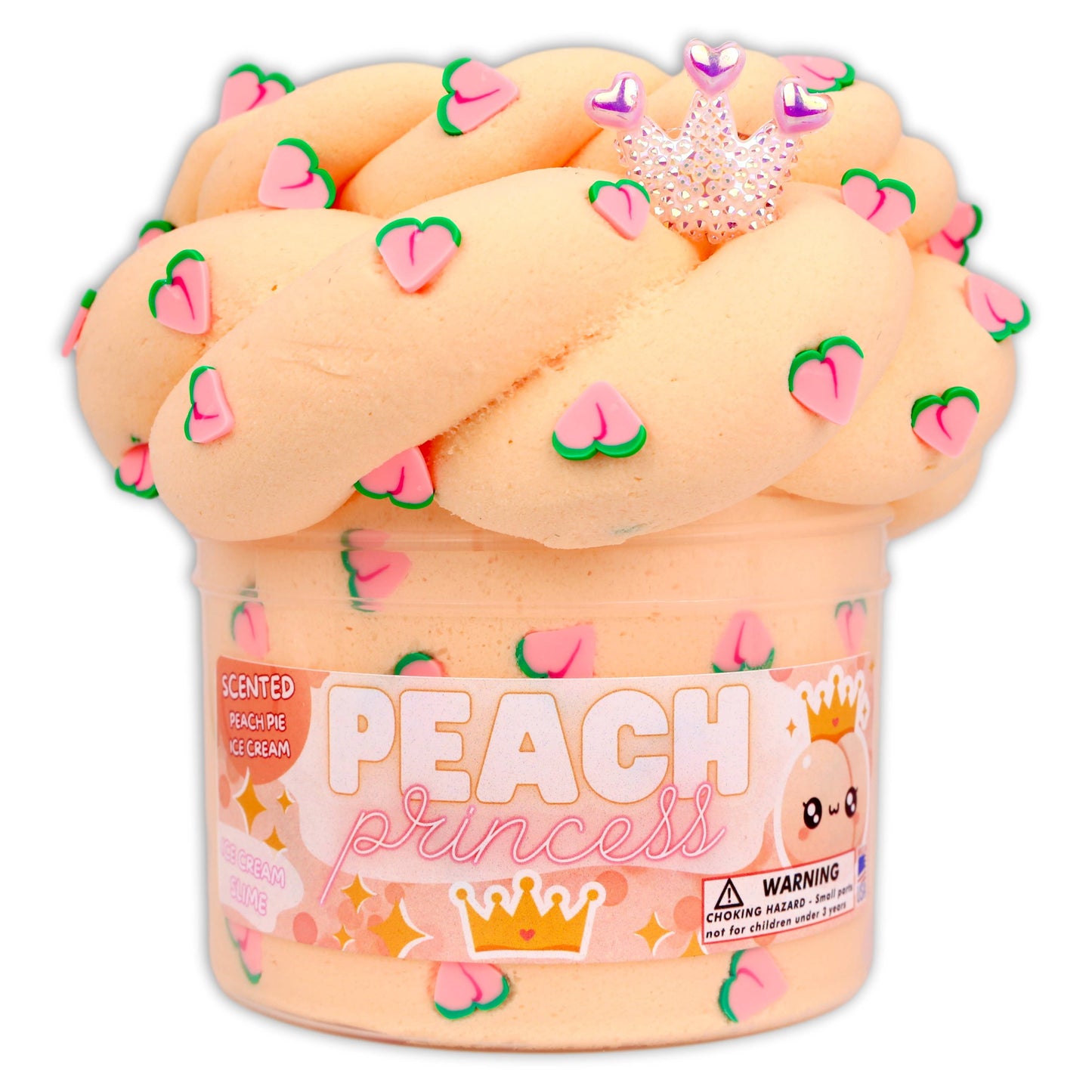 Peach Princess - Ice-Cream Textured Slime