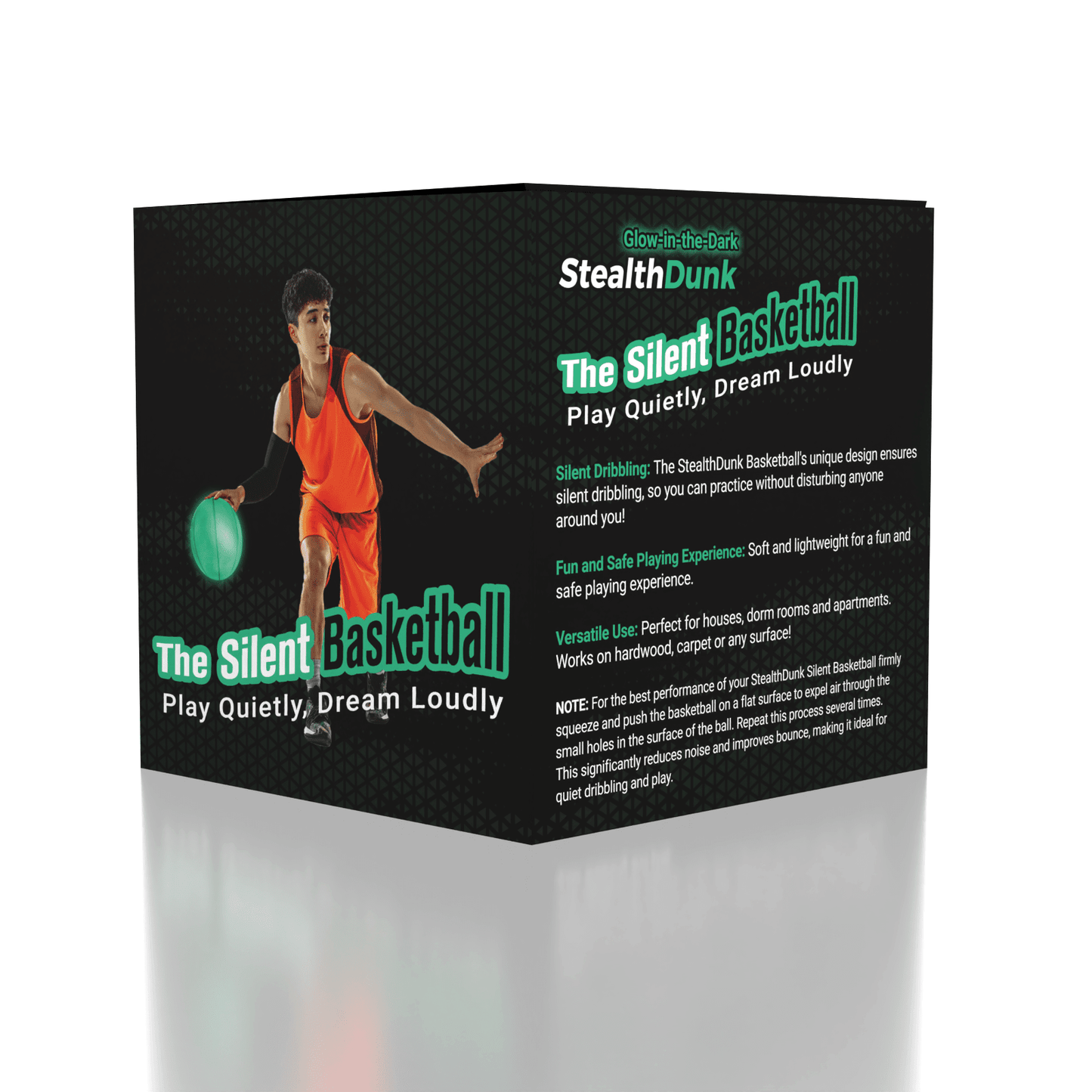 StealthDunk: The Silent Basketball - Glow in the Dark- No 7
