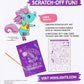 Scratch-and-Play Unicorn Hidden Pictures