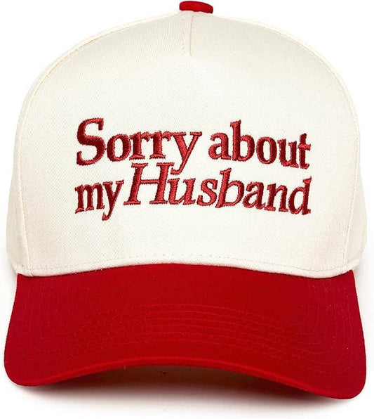 Sorry About My Husband - Beige/Red