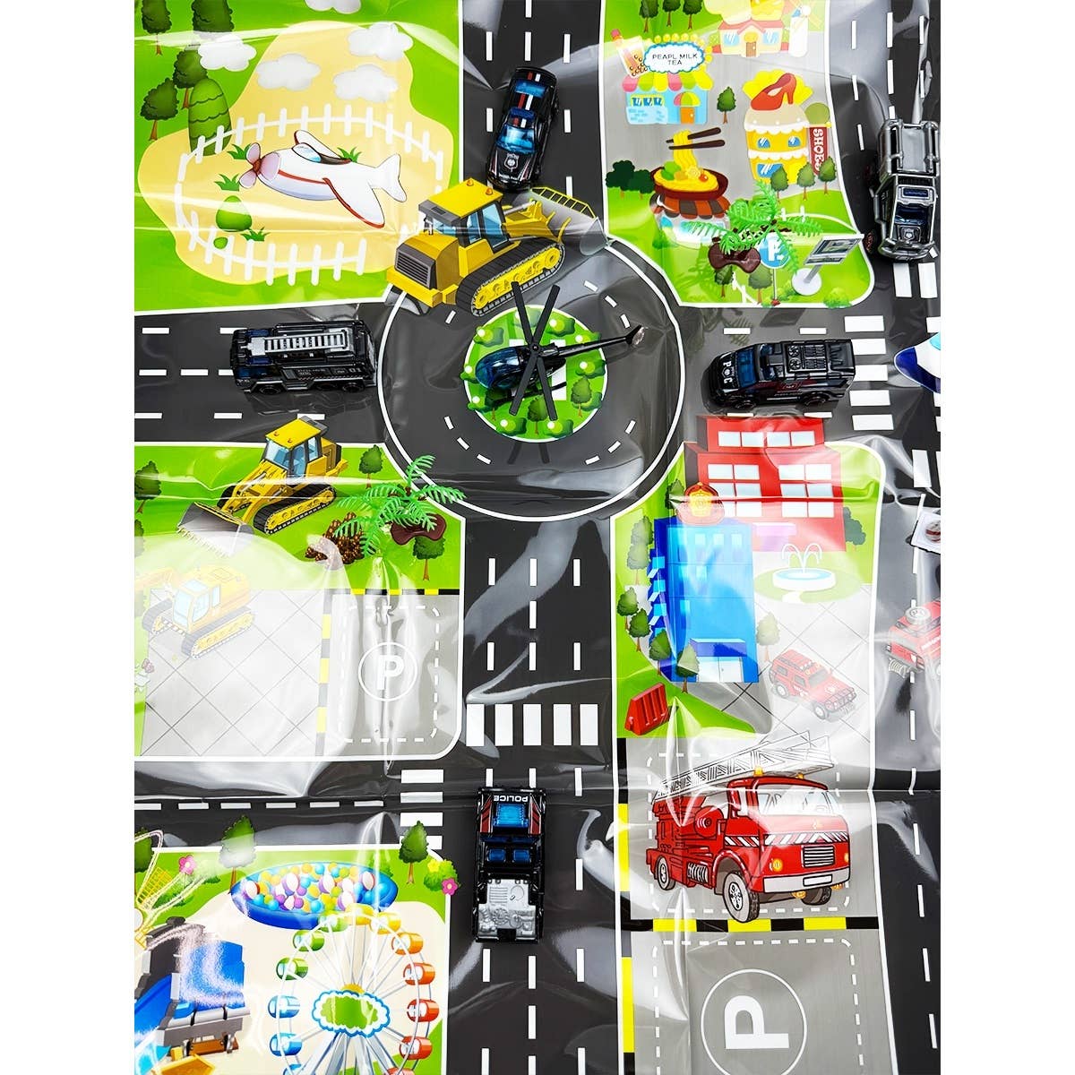 Kids Metal Alloy Police  Cars Series Toys