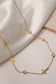 18K STAINLESS STEEL TARNISH FREE CROSS NECKLACE