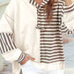 Oversized Stitched Detail Pullover Top