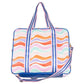 Retro Wave Colors Cute Pickleball Bag: Multicolored