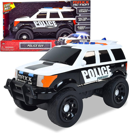 Maxx Action 12" Police SUV 'Lights & Sounds Toy Vehicle