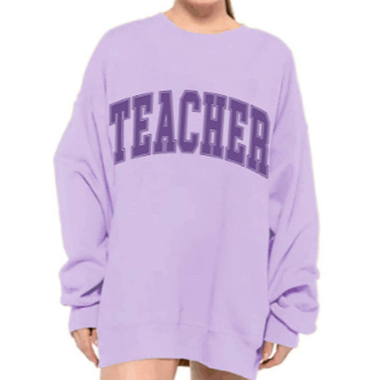 Teacher Lilac Light Weight Sweatshirt