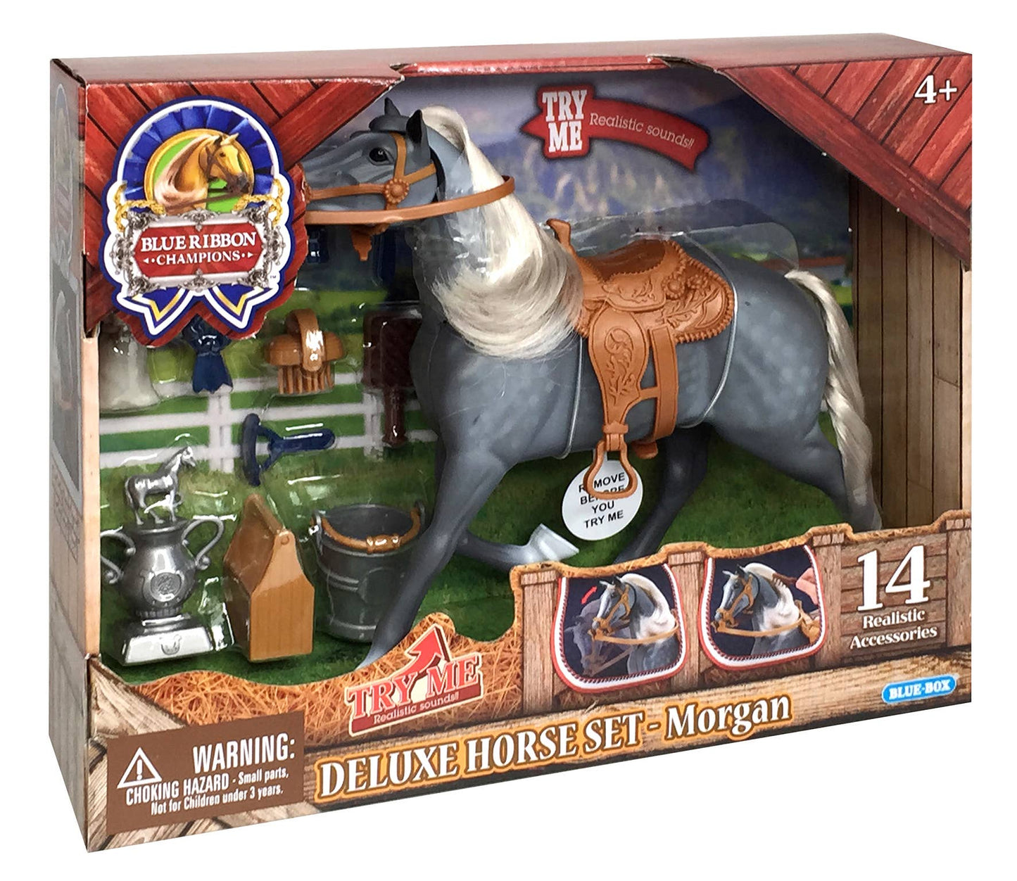 Blue Ribbon Champions Deluxe Horses Playsets Assorted Styles