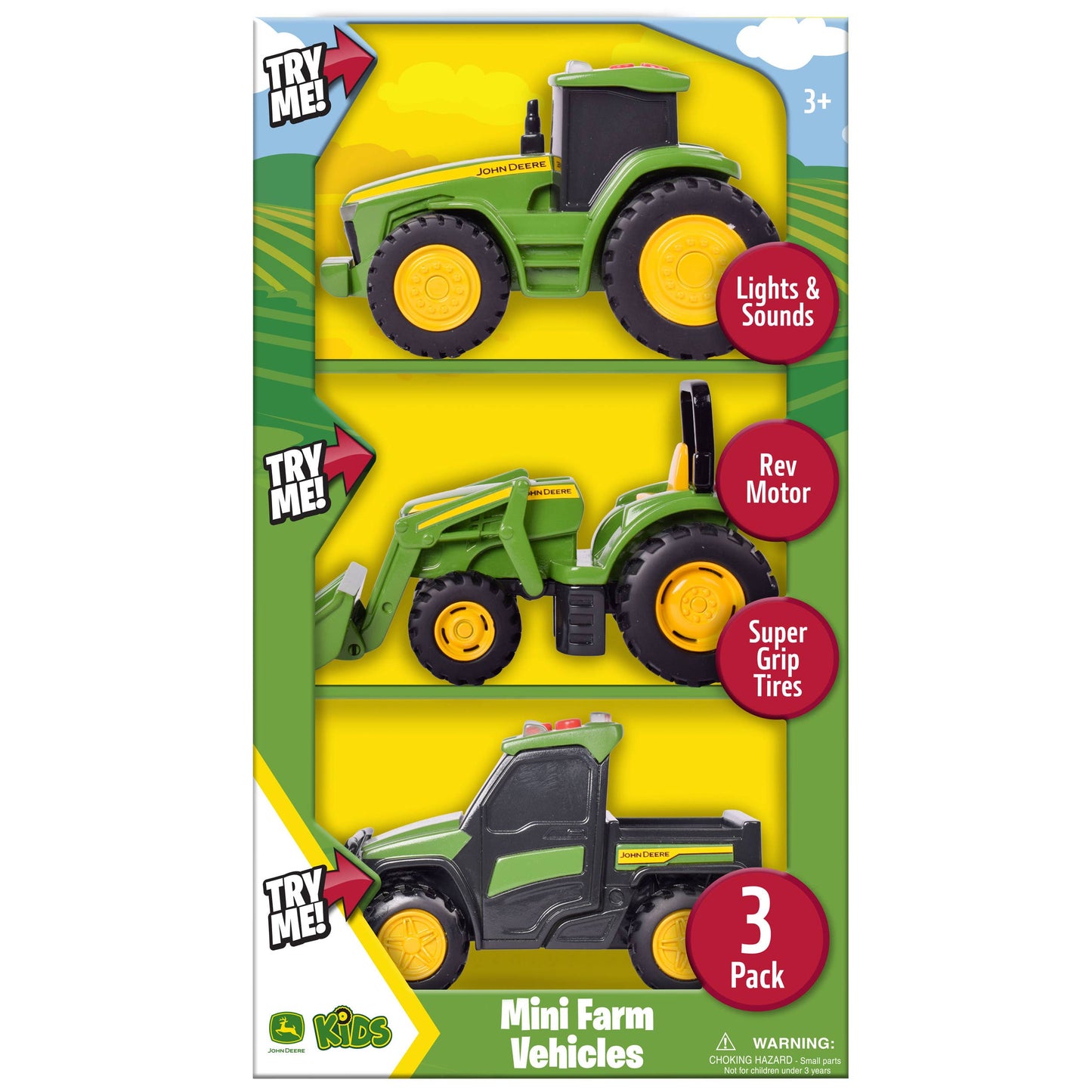 John Deere Mini Farm Vehicles Toy Playset
