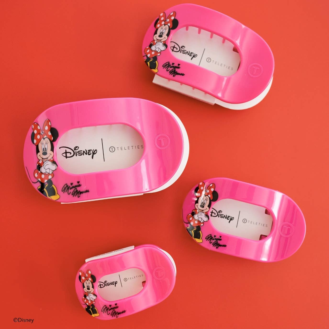 Flat Round Hair Clip | Minnie Mouse