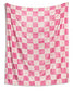 Checkered Hearts Throw