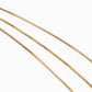 Triple Layer Box Chain Necklace