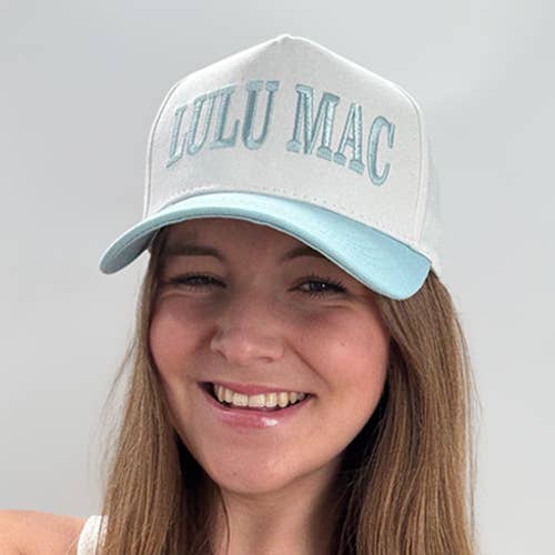 LULU MAC CAP LIGHT BLUE