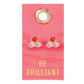 Gemstone Earrings on Leather Loop