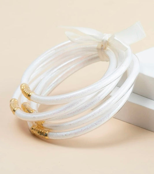 5 pcs Girls Glitter Bracelets