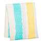 Bamboo Blanket-Aqua Spotted/Stripe