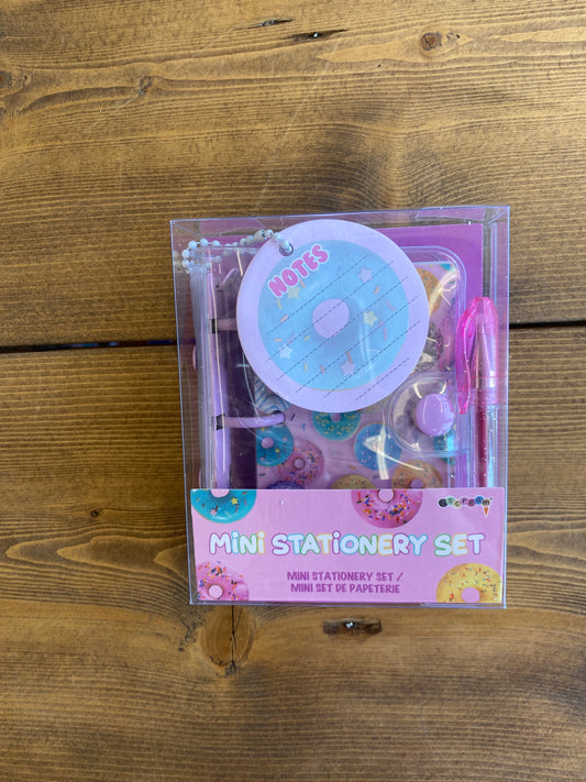 Donuts Mini Stationery Set