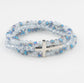 Beaded Cross Bracelet Set