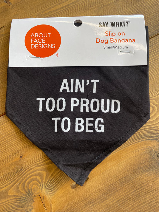 Ain’t Too Proud To Beg Bandana
