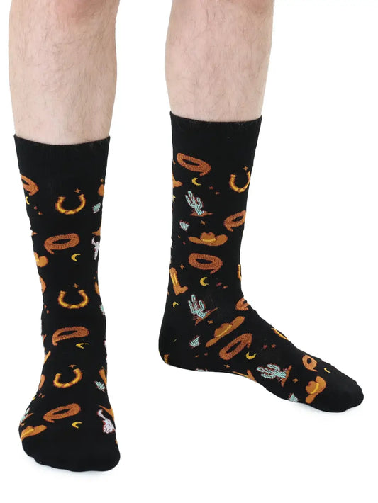 Rodeo Mens Bamboo Crew Socks