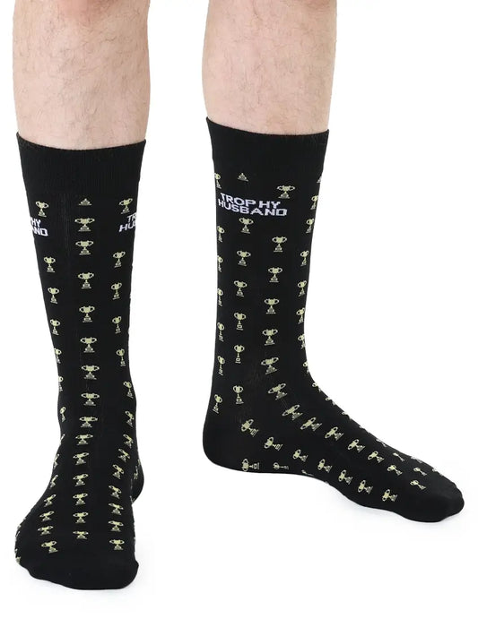 Trophy Husband Bamboo Crew Socks