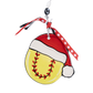 Softball Flat Ornament