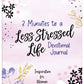 3 Minutes to a Less Stressed Life Devotional Journal