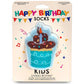 Kids Cupcake Birthday 3D Socks