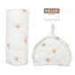 Hello World - Swaddle, Hat & Sticker