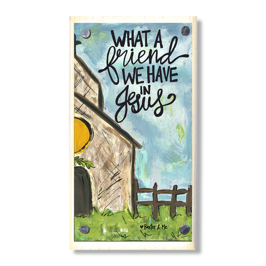 What A Friend Happy Block