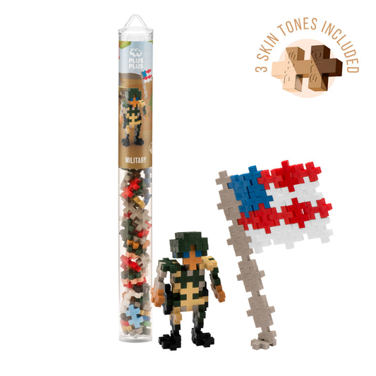 Plus-Plus USA - Tube 70 pc - Military