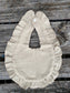 Ruffled Linen Bibs