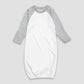 Baby Raglan Sleep Gowns with Mittens