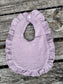 Ruffled Linen Bibs