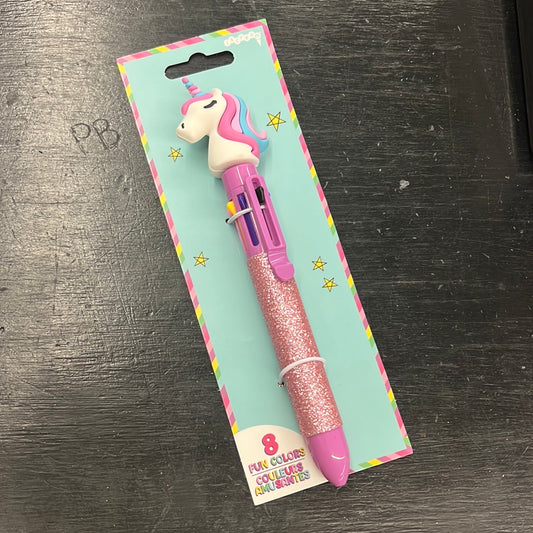 Unicorn multicolor click pen