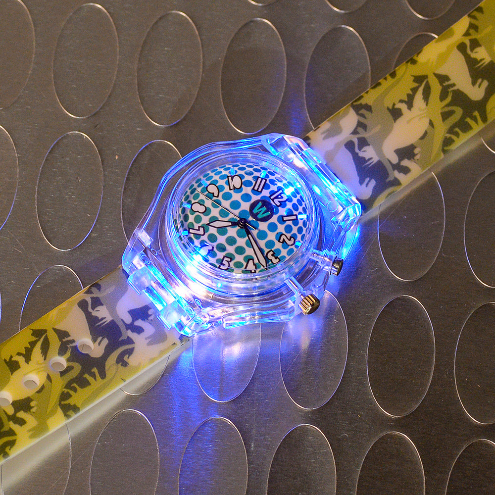 Dino Camo Led Light-up Watch