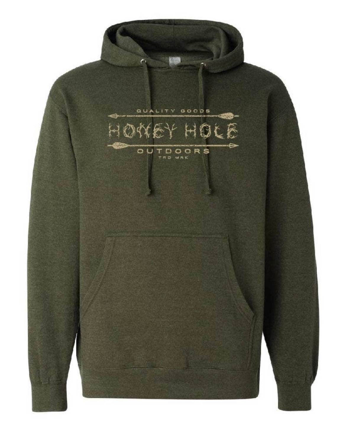 Bone Yard - Heather Army Hoodie