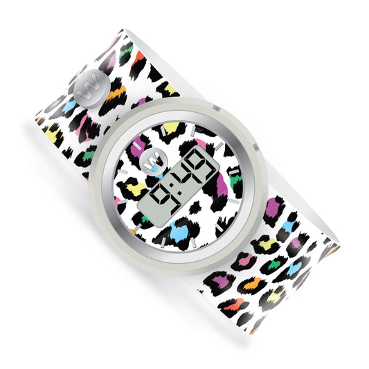 Leopard Camo Digital Slap Watch