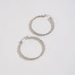 LARGE TWISTED HOOP EARRINGS
