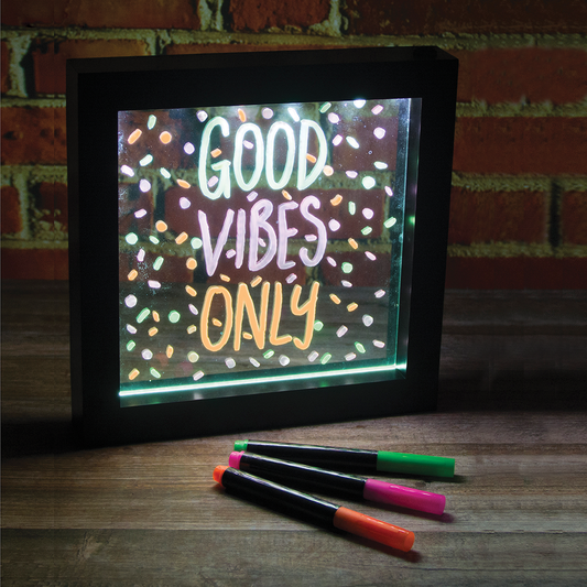 Neon Effect Message Frame