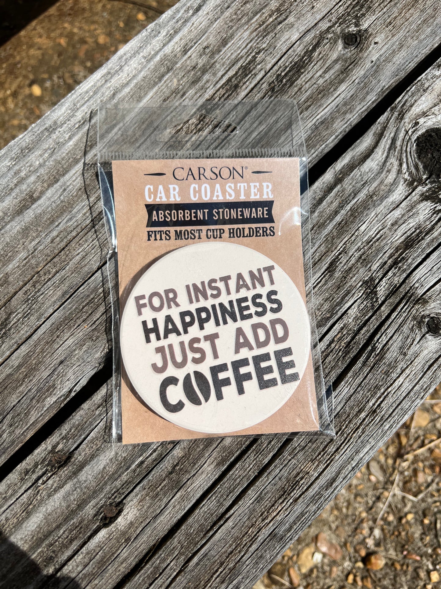 Happiness Coffee Car Coaster