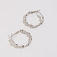 TWIST HOOP EARRINGS