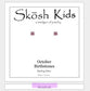 Skosh Kids + Silver Birthstone Earrings