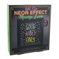 Neon Effect Message Frame