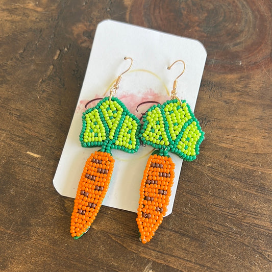 Easter Carrot Earrings