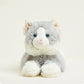 Laying Down Gray Cat Warmies