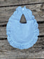 Ruffled Linen Bibs