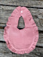 Ruffled Linen Bibs